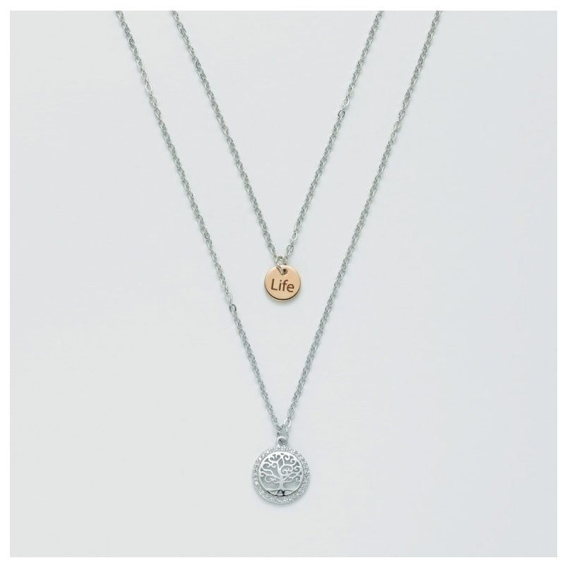 Collana Da Donna Con Albero Della Vita Kiara Emotion KCLD3873BR