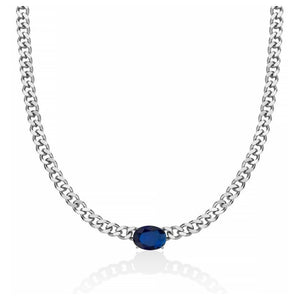 Collana Da Donna Con Zircone Blu Kiara Basik KCLD3967B