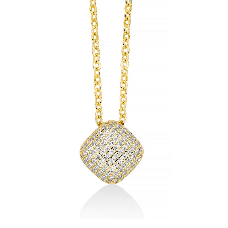 Collana da donna con pendente in Pvd oro Kiara Basik KCLD3987G