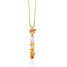 Carica l&#39;immagine nel visualizzatore di Gallery, Collana da donna in oro giallo con zirconi Kiara Basik KCLD3988G

