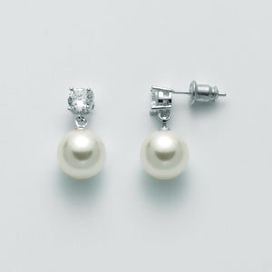 Women's Earrings With Pearl Pendant Kiara Pearl KERD2025B