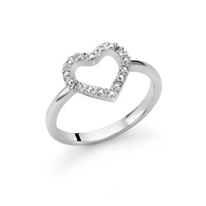 Anello da Donna in argento Cuore Miluna  LID3558M16