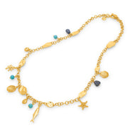 Collana Giovanni Raspini lunga grand bleu in Bronzo N0072
