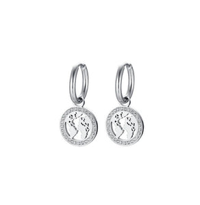 Women's steel earrings with Luca Barra world OK1260