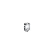 Load image into Gallery viewer, Single men&#39;s earring in steel with crystals Luca Barra OK1297
