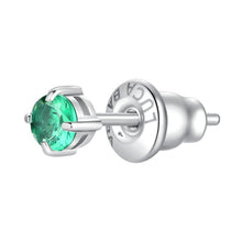 Load image into Gallery viewer, Mono orecchino donna in acciaio con zircone Luca Barra OK1444
