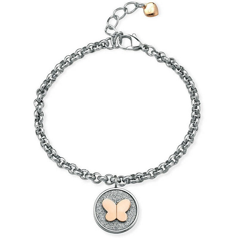 Bracciale da donna in Acciaio Ops Objects Farfalla Glitter OPSBR-601