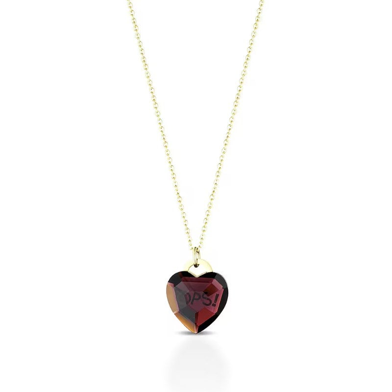 Collana da donna in acciaio e cuore pendente Ops Objects OPSCL-423