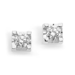 Orecchini da donna in oro bianco e Diamanti Comete ORB 808