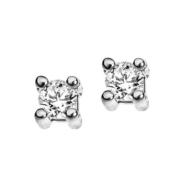 Orecchini da donna in oro bianco e Diamanti Comete ORB 892