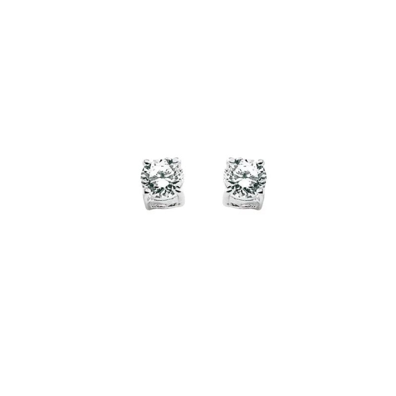 Orecchini da donna in oro bianco e Diamant Comete ORB 894