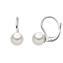 Carica l&#39;immagine nel visualizzatore di Gallery, Orecchini da donna in oro bianco con perle Comete ORP 274 B
