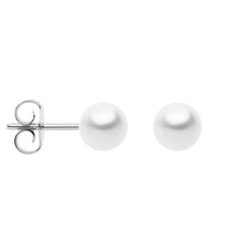 Carica l&#39;immagine nel visualizzatore di Gallery, Orecchini da donna in oro bianco con perle Comete ORP 557
