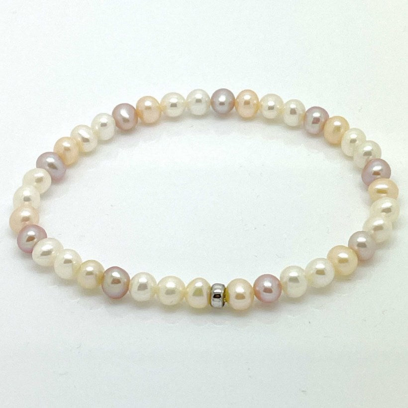 Elastic Women's Bracelet With Cultured Pearls Kiara PBR1283K