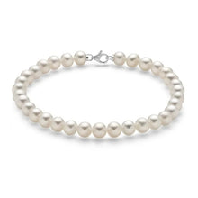 Carica l'immagine nel visualizzatore di Gallery, Bracciale da Donna in oro bianco e perle PBR1676V
