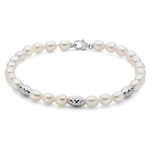 Load image into Gallery viewer, Bracciale da donna in argento con perle Miluna PBR3639B
