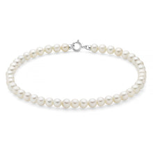 Load image into Gallery viewer, Bracciale da Donna in oro bianco con perle Miluna PBR3730
