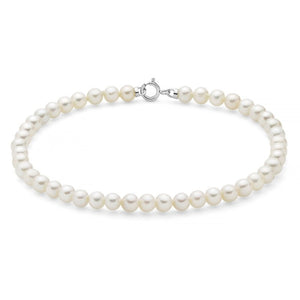 Bracciale da Donna in oro bianco con perle Miluna PBR3730