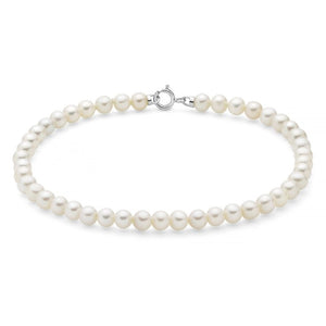 Bracciale da Donna in oro bianco con perle Miluna PBR3731