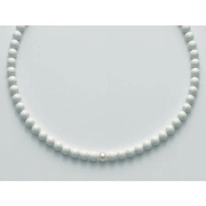 Collana Da Donna Pasta di corallo  bianco Miluna PCL4442