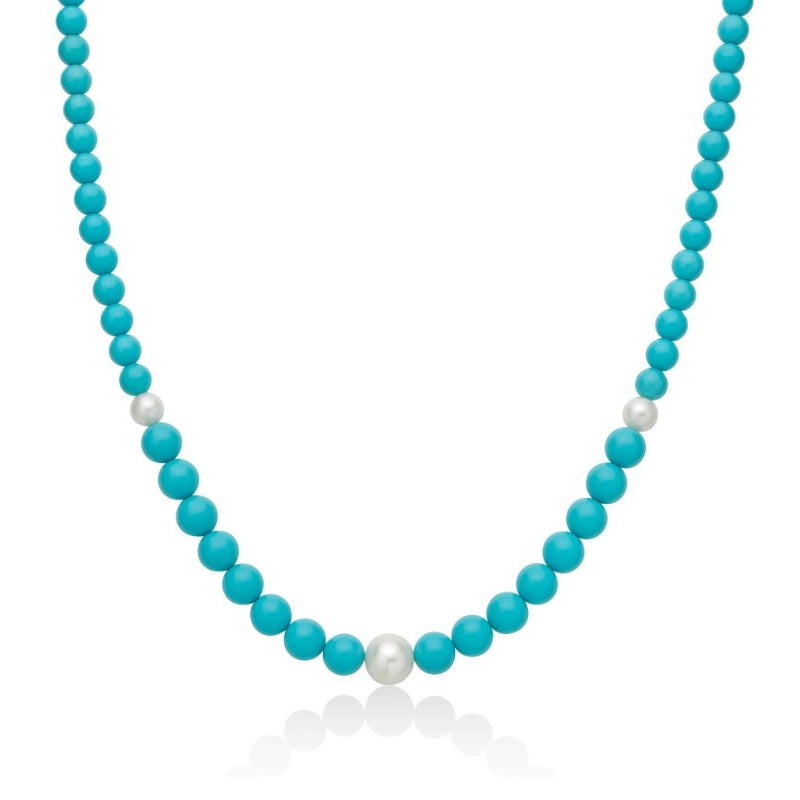 Collana da Donna Miluna Turchese Perle PCL6704