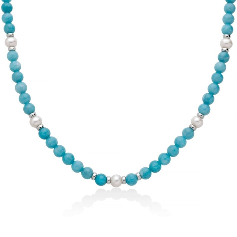 Collana da donna in argento con perle Miluna PCL6723