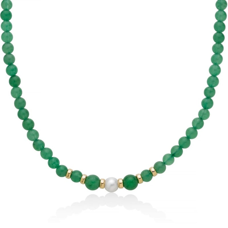 Collana da donna in argento con perle Miluna PCL6726