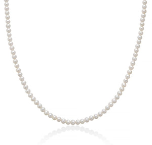 Collana da donna in oro bianco con perle Miluna PCL6773