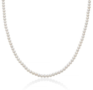 Collana da donna in oro bianco con perle Miluna PCL6774