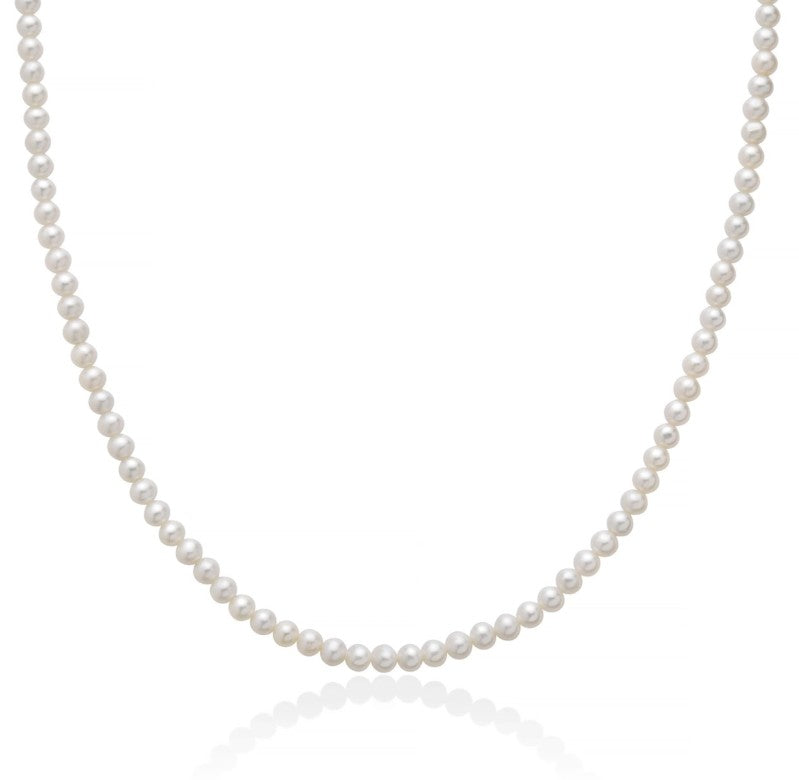 Collana da donna in oro bianco con perle Miluna PCL6774