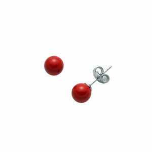 Orecchini da donna in agento 925 con corallo rosso Miluna PER2324