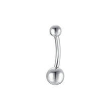 Load image into Gallery viewer, Piercing ombelico donna in acciaio con sfere Luca Barra PR145

