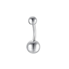 Cargar imagen en el visor de la galería, Piercing ombelico donna in acciaio con sfere Luca Barra PR146

