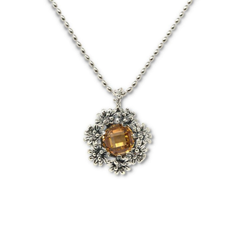 Collana da donna in Argento 925 Maestro Riverso Primule D'Argento Prm05/Ch