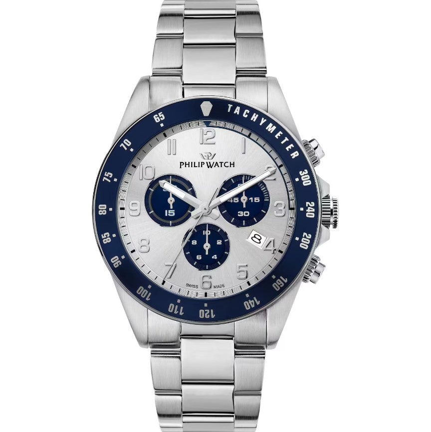 Orologio cronogrago da uomo Philip Watch Caribe R8273607029