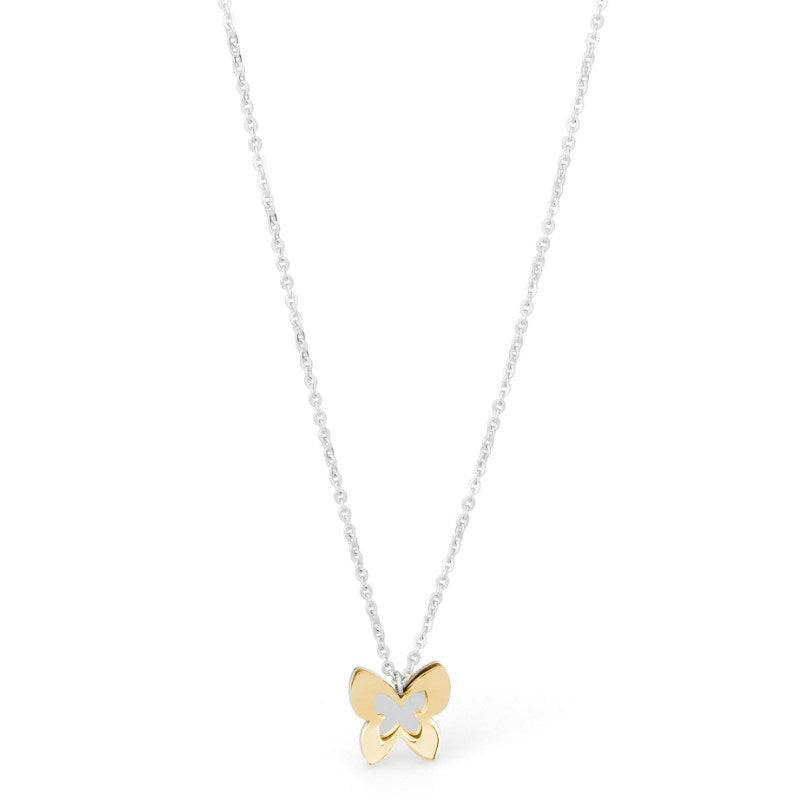 Collana da donna in acciaio farfalla S'Agapõ SBF03