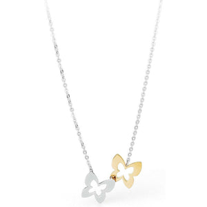 Collana da donna in acciaio farfalla S'Agapõ SBF05