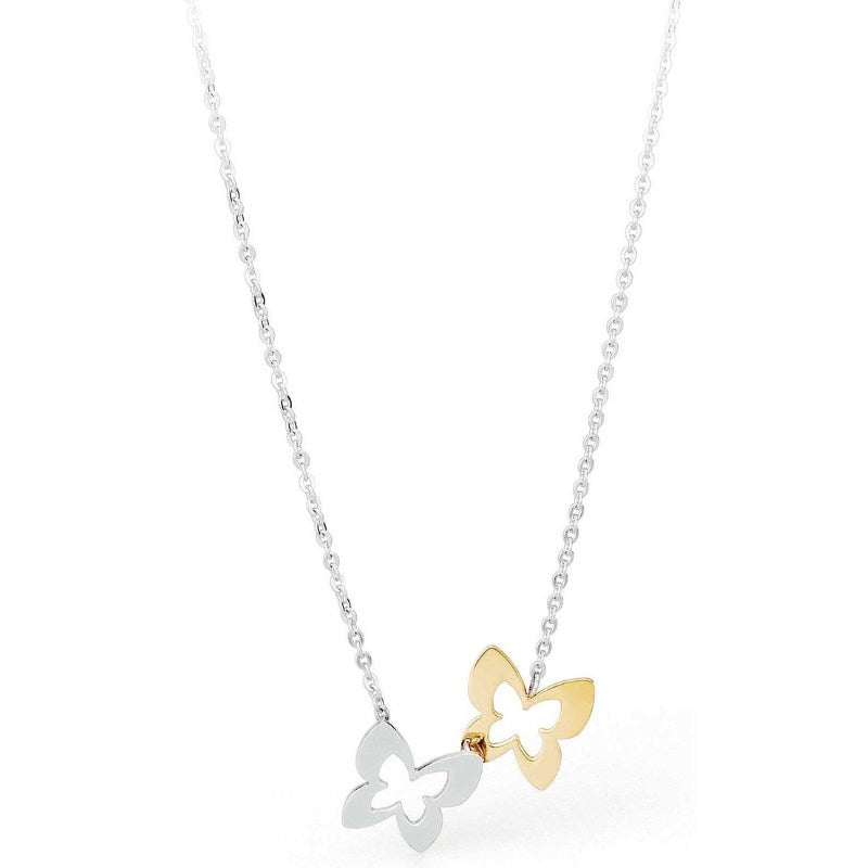 Collana da donna in acciaio farfalla S'Agapõ SBF05