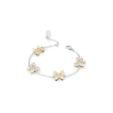 Load image into Gallery viewer, Bracciale da donna in acciaio Butterfly S&#39;Agapõ SBF11
