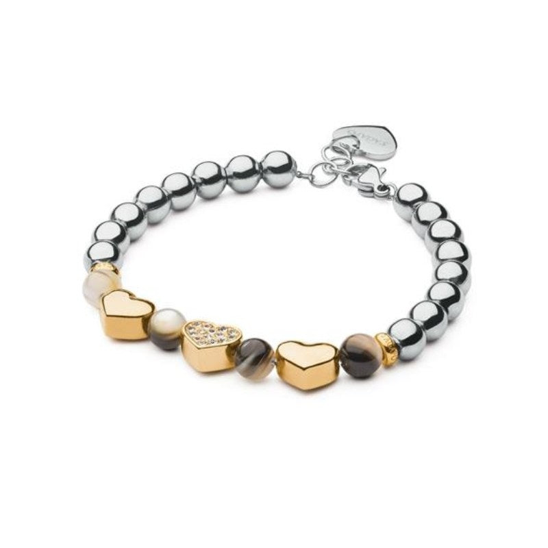Bracciale da donna in acciaio Bonjour S'Agapõ SBJ12