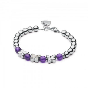 Bracciale da donna in acciaio Bonjour S'Agapõ SBJ15
