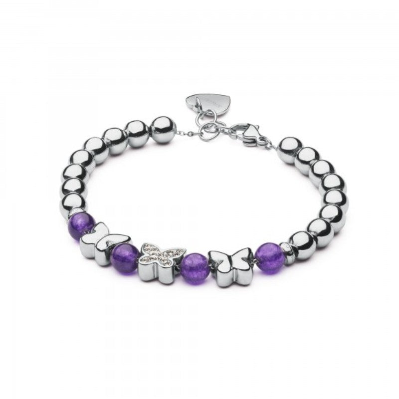 Bracciale da donna in acciaio Bonjour S'Agapõ SBJ15