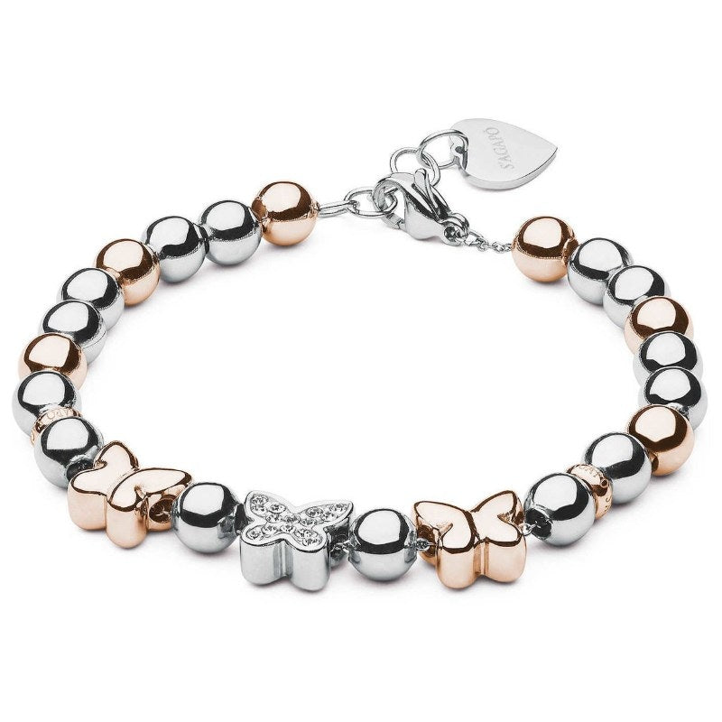 Bracciale da donna in acciaio Bonjour S'Agapõ SBJ16