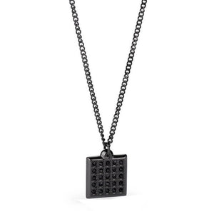 Collana da Uomo in acciaio Con Ciondolo E Zirconi S'Agapõ SFI02