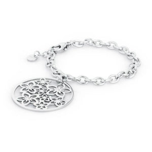 Bracciale da donna in acciaio Flower S'Agapõ SFL11