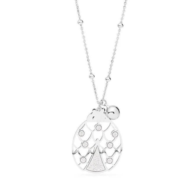 Collana da donna in acciaio ciondolo Coccinella S'Agapõ SGA02