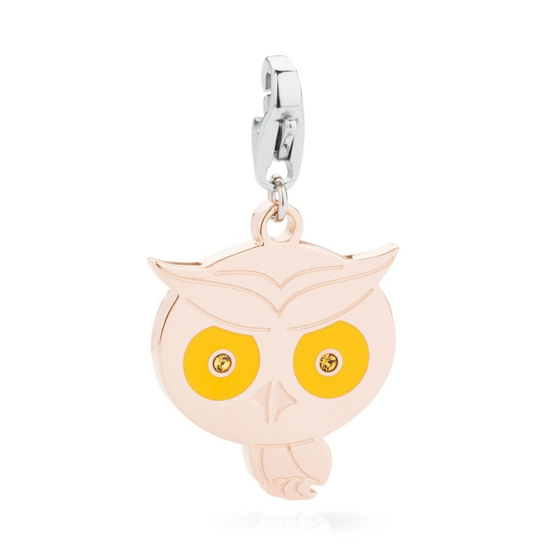 Charms da donna in acciaio Gufo S'Agapõ SHA110