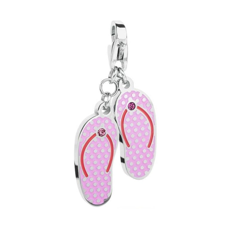 Charms da donna in acciaio Ciabattine Happy S'Agapõ SHA151