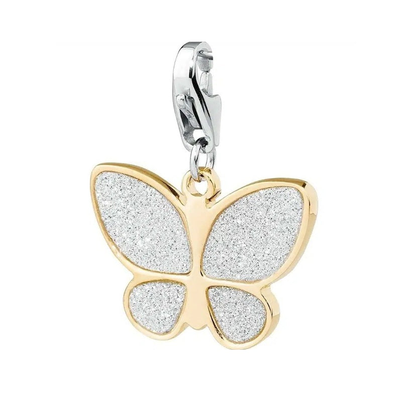 Charms da donna in acciaio Farfalla Happy S'Agapõ SHA27