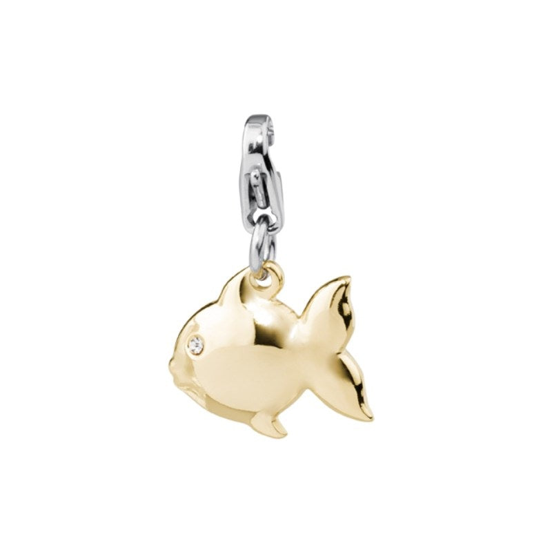 Charms da donna in acciaio Pesciolino dorato S'Agapõ SHA39